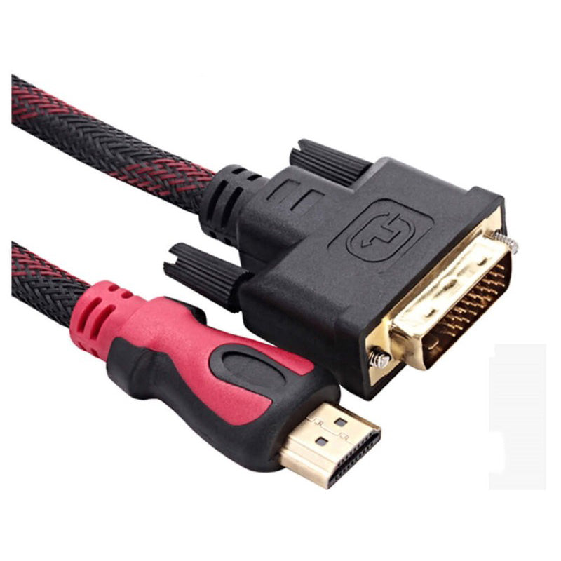 HDMI To DVI Cable 5M Support 1080P - The Shopsite