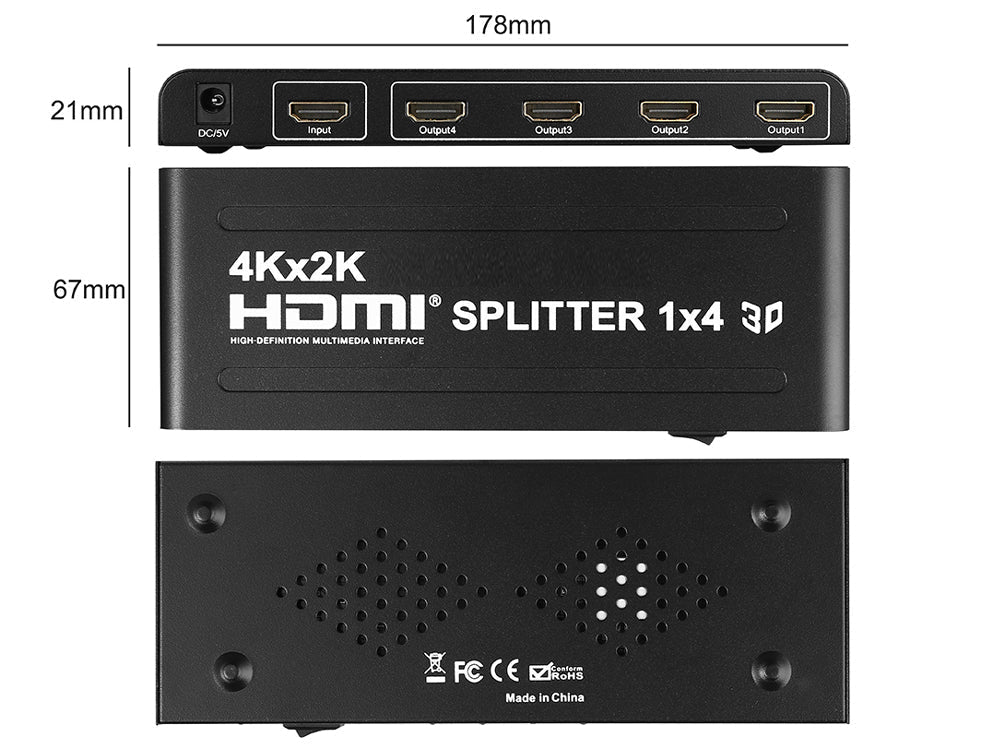 4k hdmi splitter
