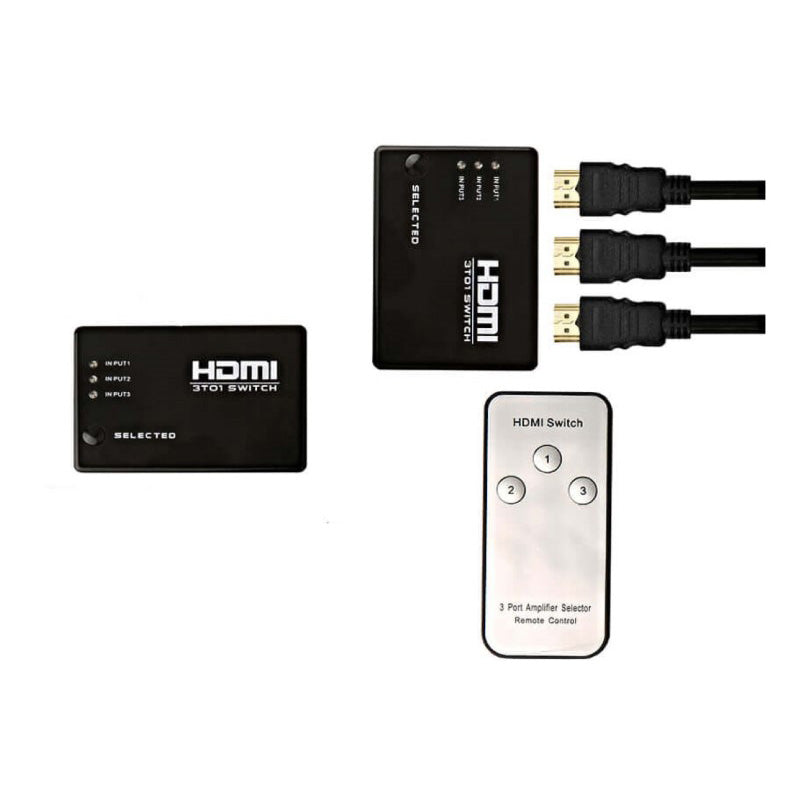 Hdmi Splitter 3 Port Hdmi Switch Switcher - The Shopsite