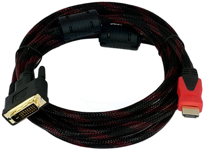 HDMI to DVI Cable for Monitor PC Laptop