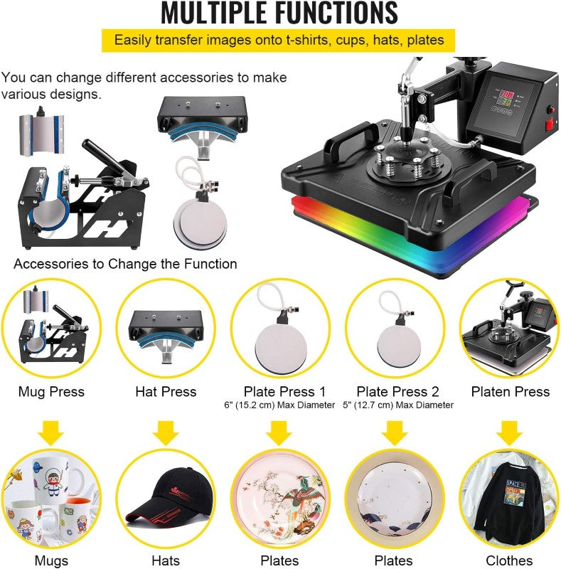Heat Press Machine Transfer T-Shirt Printer