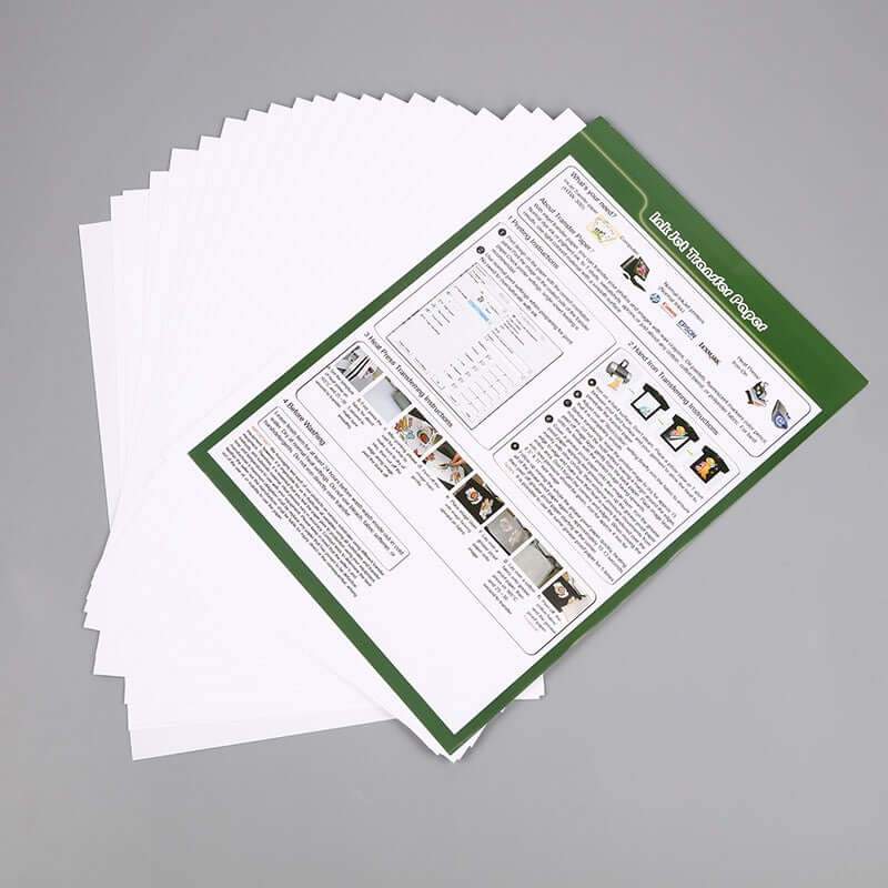20pcs DIY Iron Heat Transfer Paper Print A4 Paper for T Shirt - The Shopsite