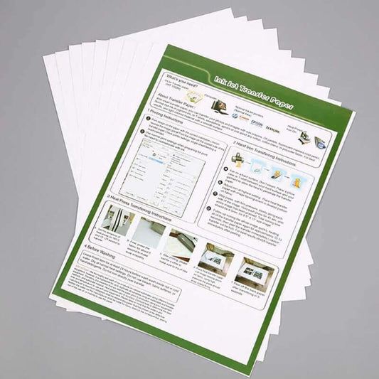 20pcs DIY Iron Heat Transfer Paper Print A4 Paper for T Shirt - The Shopsite