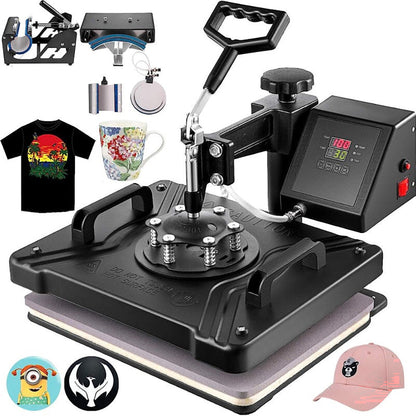 Digital heat press machine