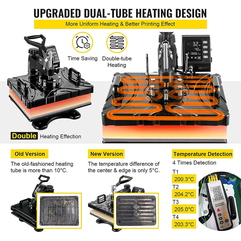 Digital Heat Press Machine Transfer T-Shirt Printer