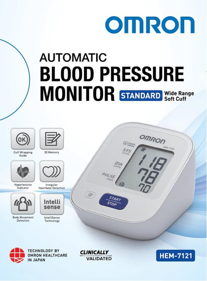 Omron HEM7121 Blood Pressure Monitor