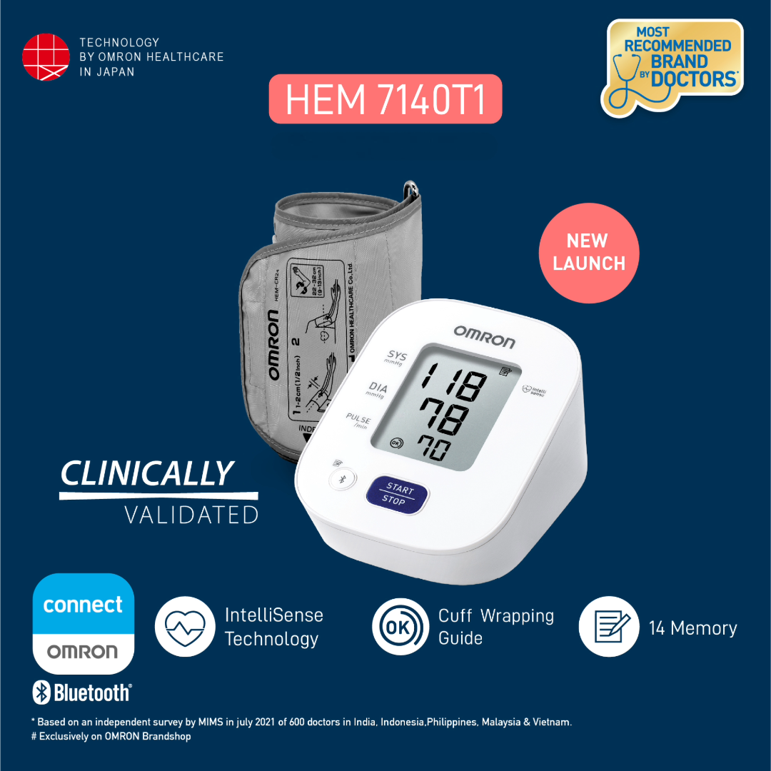 Omron Bluetooth Blood Pressure Monitor