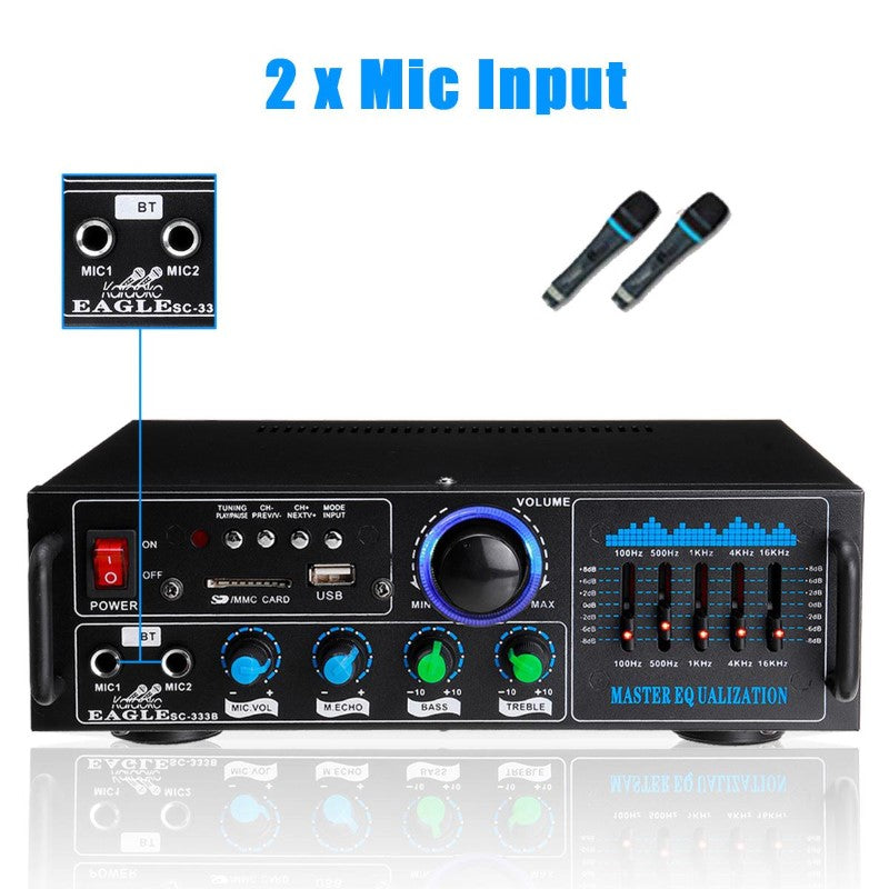 Amplifier with usb and sd