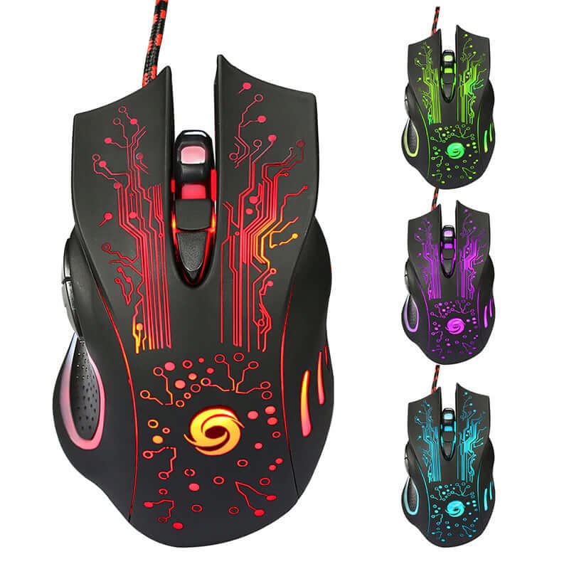 Gaming Mouse 3200DPI LED Light - The Shopsite