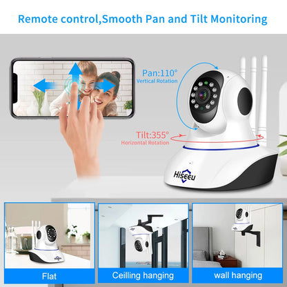 Wireless Security Camera 1080p Home WIFI with 32Gb SD Card