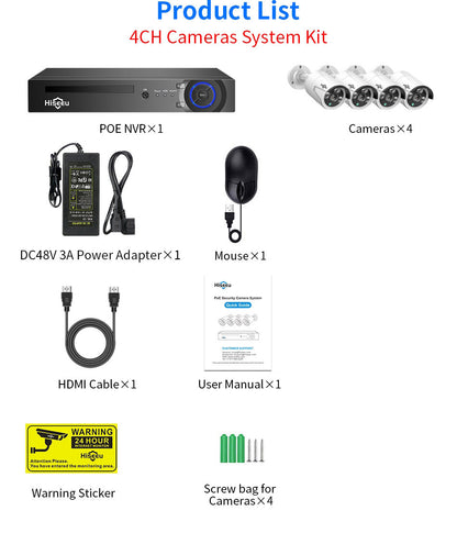 3MP Wireless Security Camera System