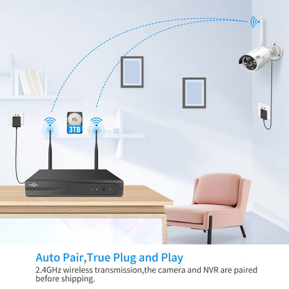 Security Camera System 8 Camera