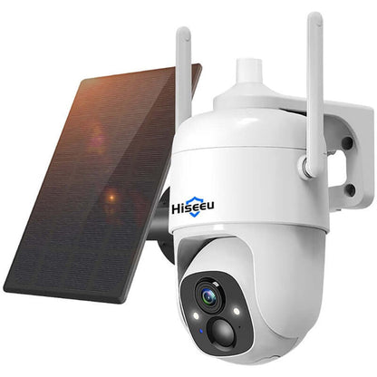 Solar powered security camera