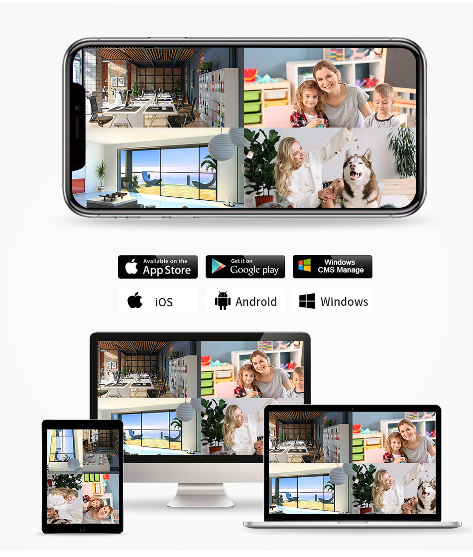 Wireless Security Camera System 3MP CCTV Camera System