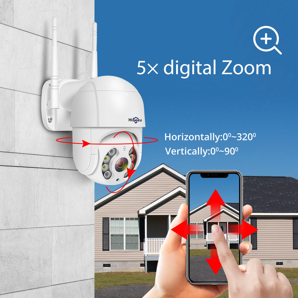 3MP Smart Wireless Security Camera Outdoor
