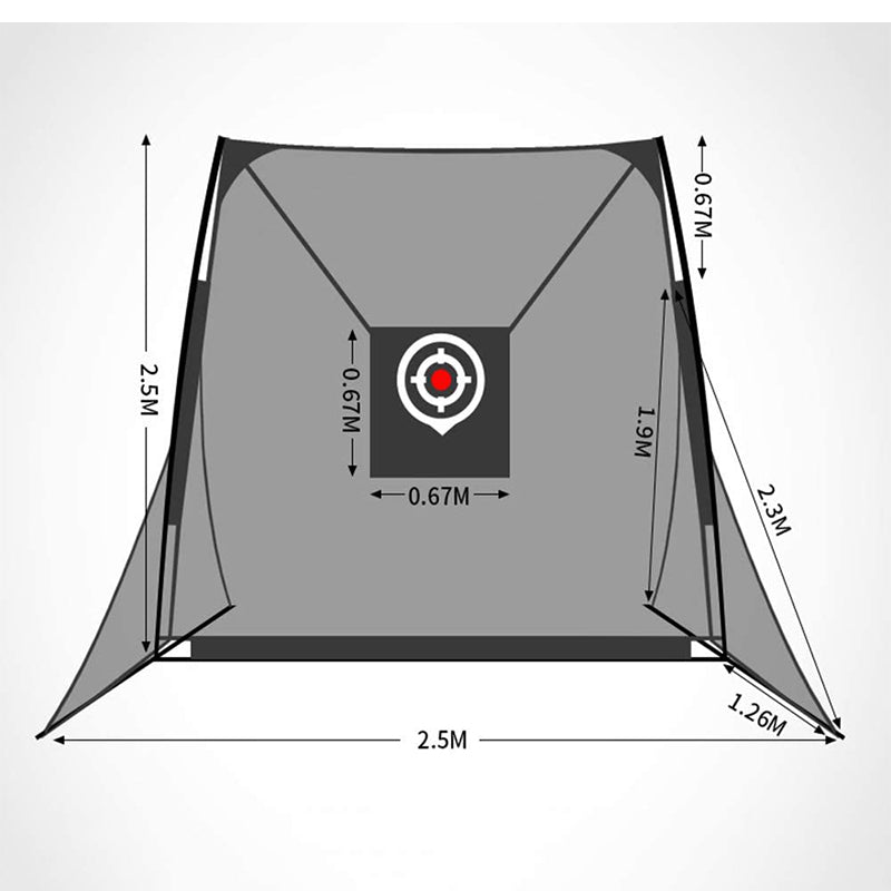 PGM Golf Hitting Cage Training Aids 2.5M - The Shopsite