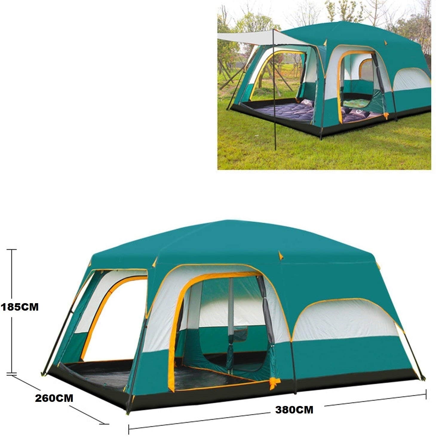 Lightweight portable tent