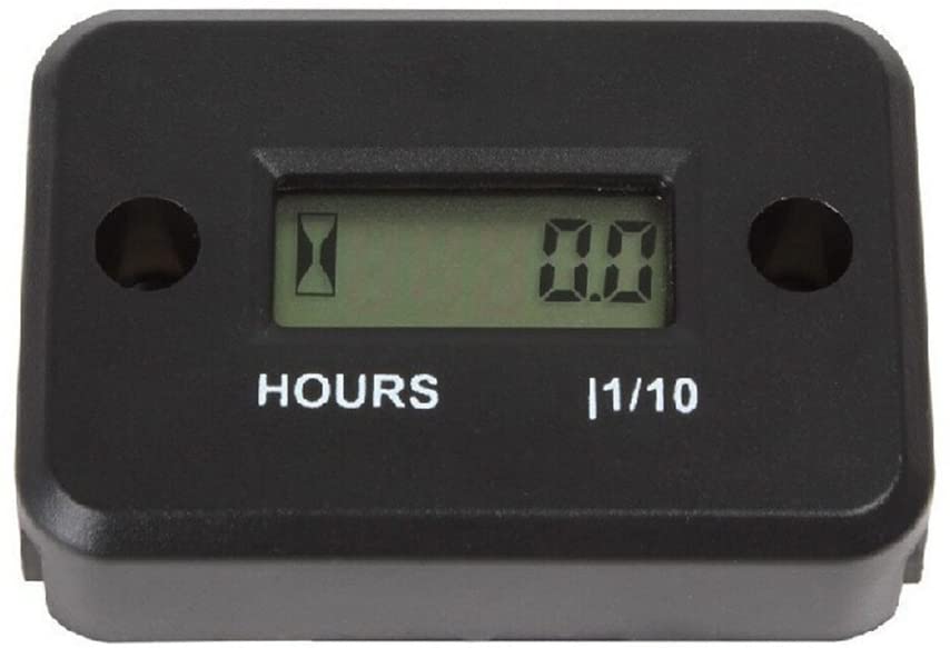 Hour Meter Nductive Hour Meter For Gas Engine Lawn Mower Dirt Bike Motorcycle Motocross Snowmobile - The Shopsite