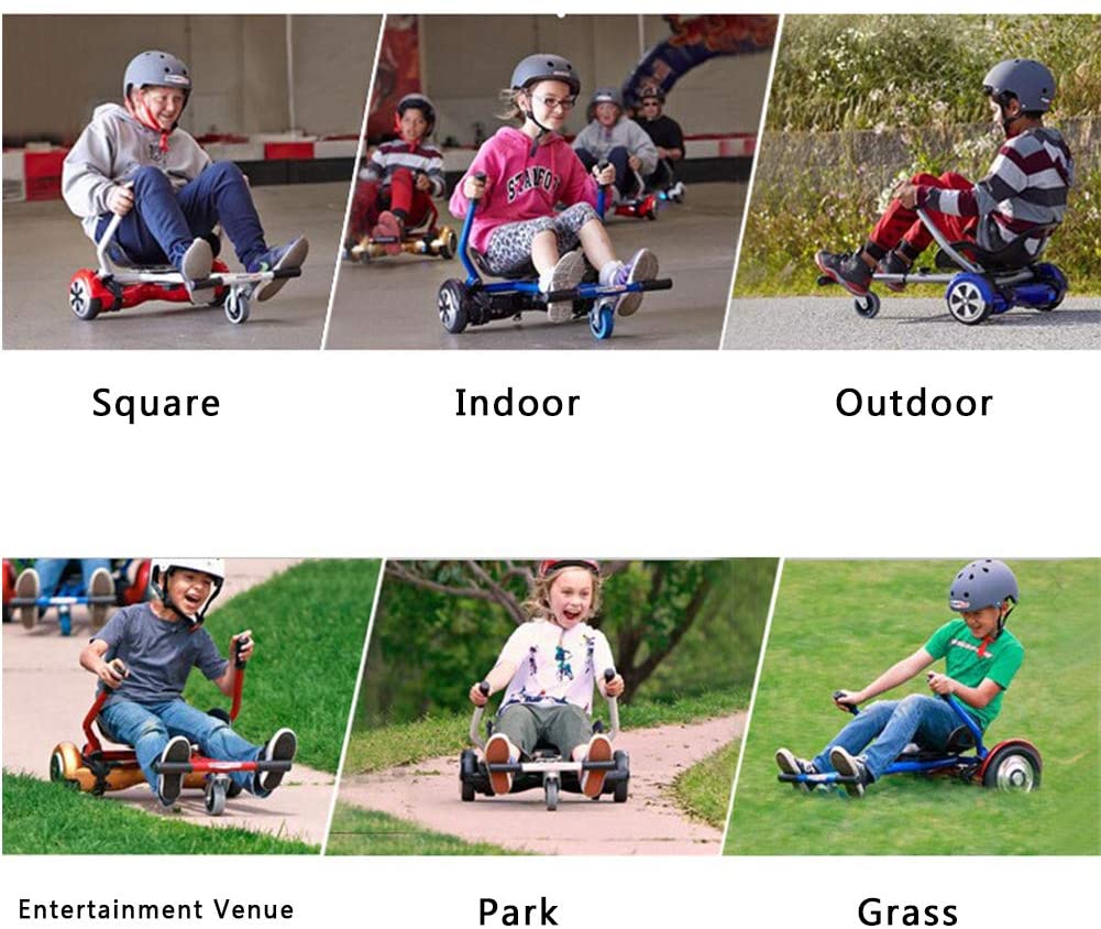 Hoverkart attached to hoverboard