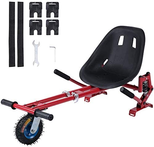 Hoverkart with shock absorbers