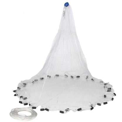 7 FT Cast Net 1/2 inch White American Cast Nets
