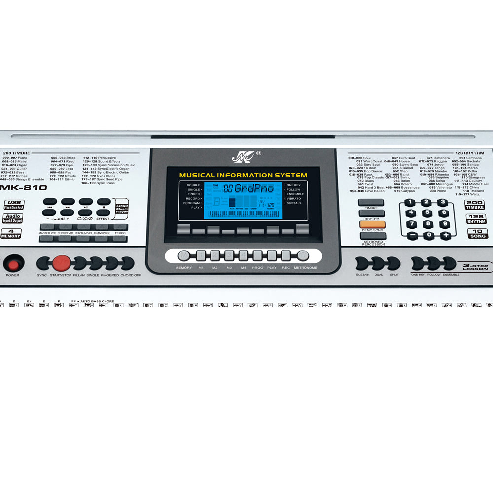 Electronic Keyboard Piano and Piano Stand