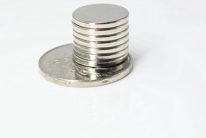 Neodymium Magnets 15mm x 2mm 20pack