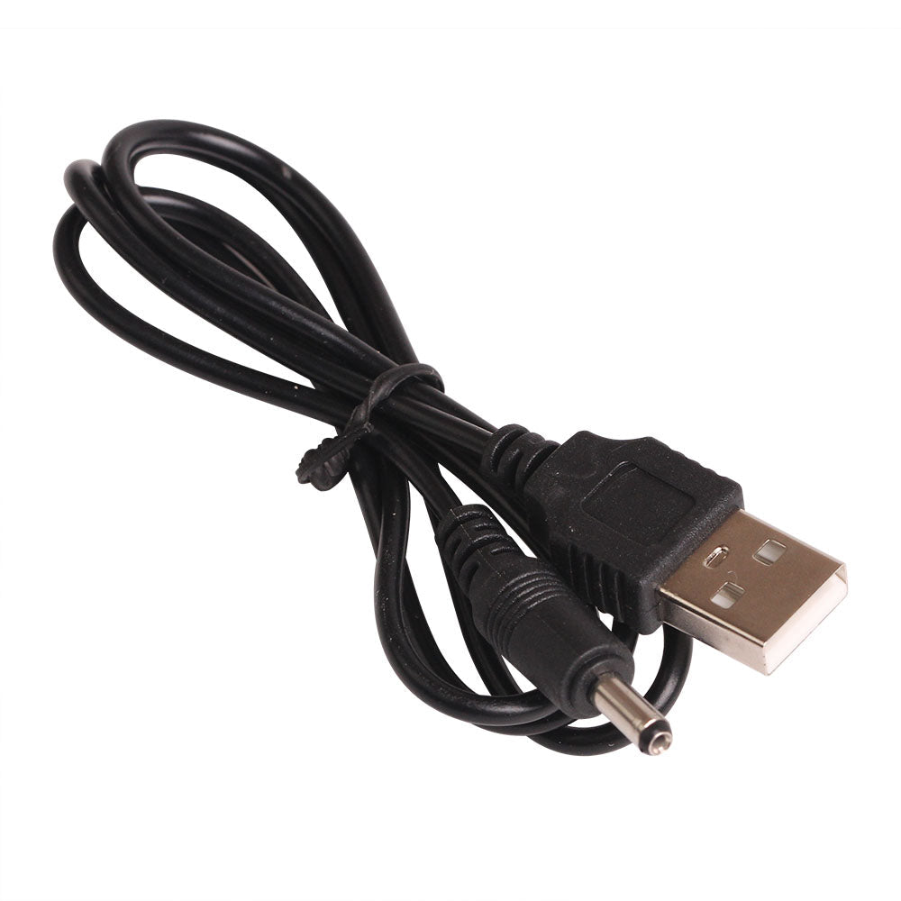 USB To 3.5mm x 1.35mm Plug Barrel Jack 5V DC Power Supply Cord Cable 65cm