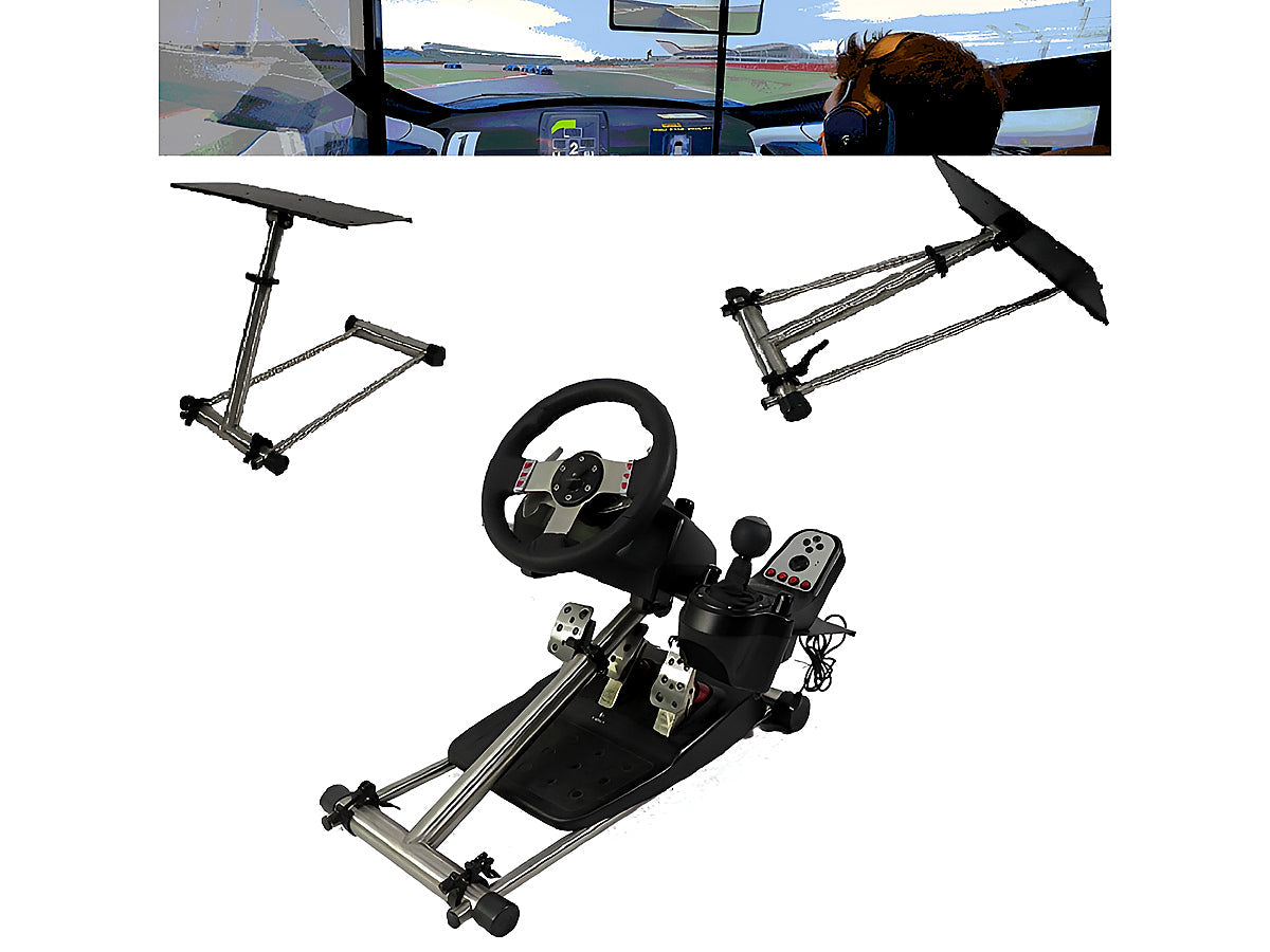 Gaming wheel table / stand for driving simulator