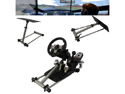 Gaming wheel table / stand for driving simulator