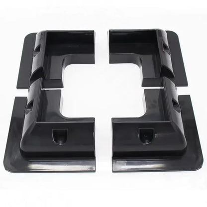 4 Solar Panel Mounting Bracket Black Corner Set Kit