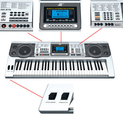 Electronic Keyboard Piano and Piano Stand