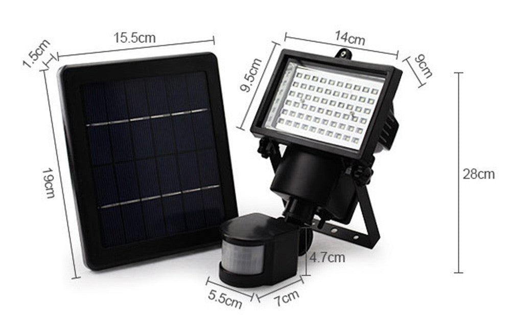 Solar Sensor Light LED Flood Light