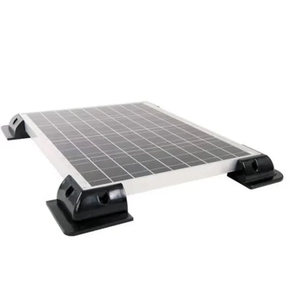 4 Solar Panel Mounting Bracket Black Corner Set Kit