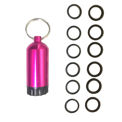 Spare O-Rings and Brass Pick Key Ring