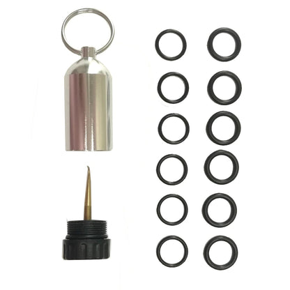 Spare O-Rings and Brass Pick Key Ring