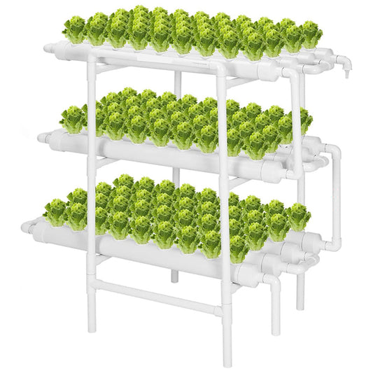 Three layer hydroponic grow kit