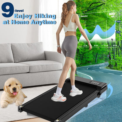Foldable Walking Pad Treadmill Compact Flat