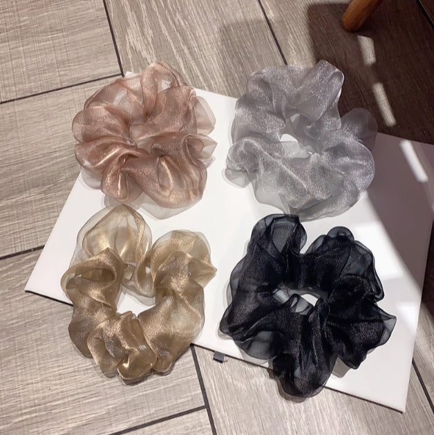 4 PCS Elastic Hair Bands Large Intestine Hair Band