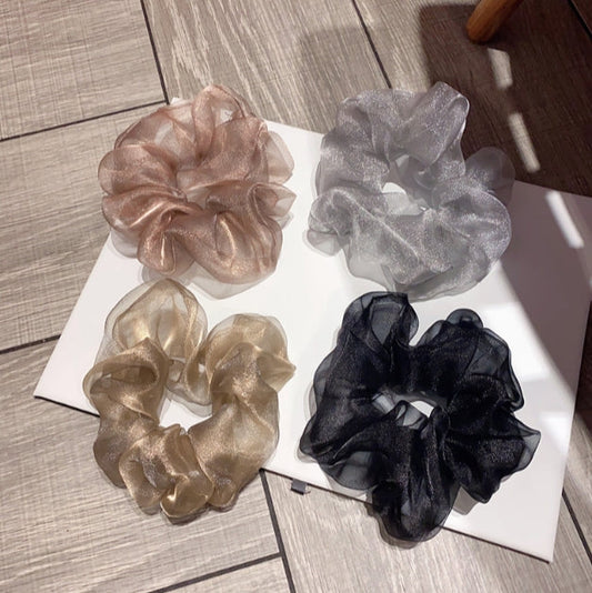 4 PCS Elastic Hair Bands Large Intestine Hair Band
