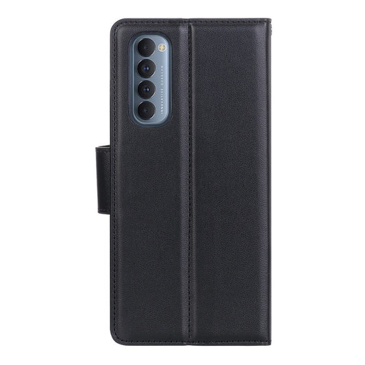 Hanman Mill Series Leather Wallet Flip Case Compatible with OPPO A60 2024