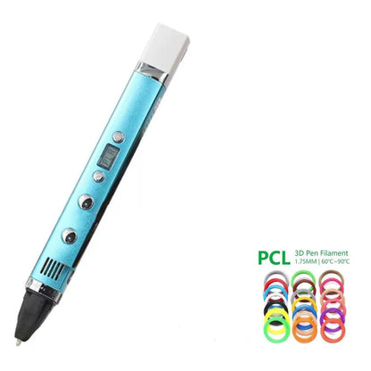 New Version 3D Pen Kit with 10 Colors PCL Filaments