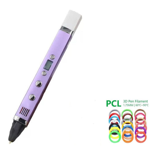 New Version 3D Pen Kit with 10 Colors PCL Filaments