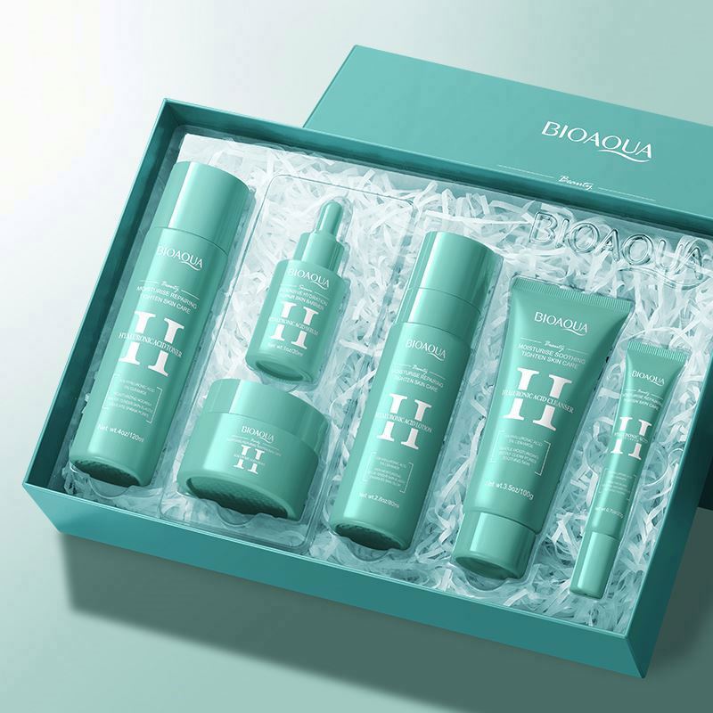 Hyaluronic Acid Moisturizing Repair Set Vitamin C Brightening Firming Facial Skin Care Face Cream