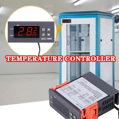 Temperature Controller 110-230V Controller Heating / Cooling