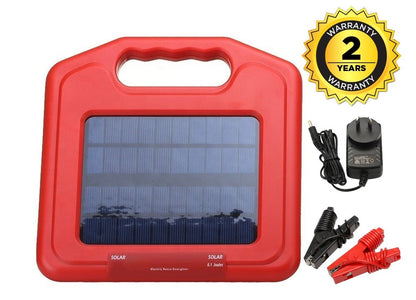 Solar Electric Fence Energiser 5km with Charger