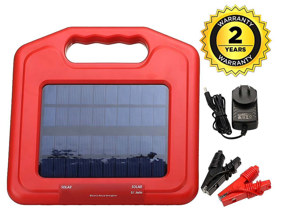Solar Electric Fence Energiser 5km with Charger
