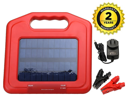 Solar Electric Fence Energiser 5km with Charger