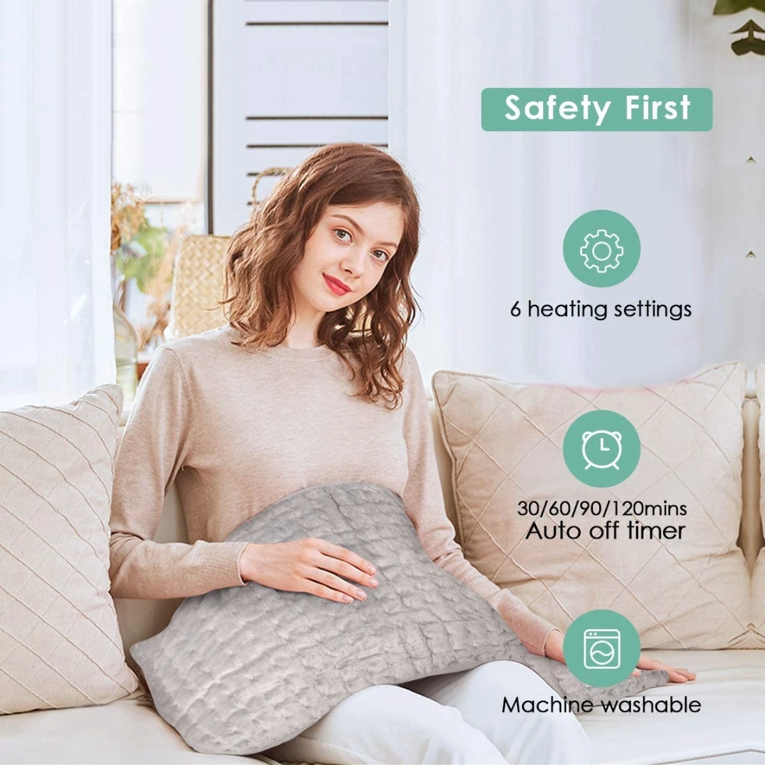 Electric Hot Heated Pad Blanket for Back Pain Muscle Pain Relieve