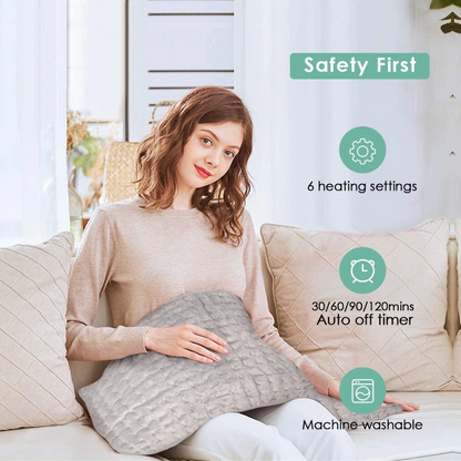 Electric Hot Heated Pad Blanket for Back Pain Muscle Pain Relieve